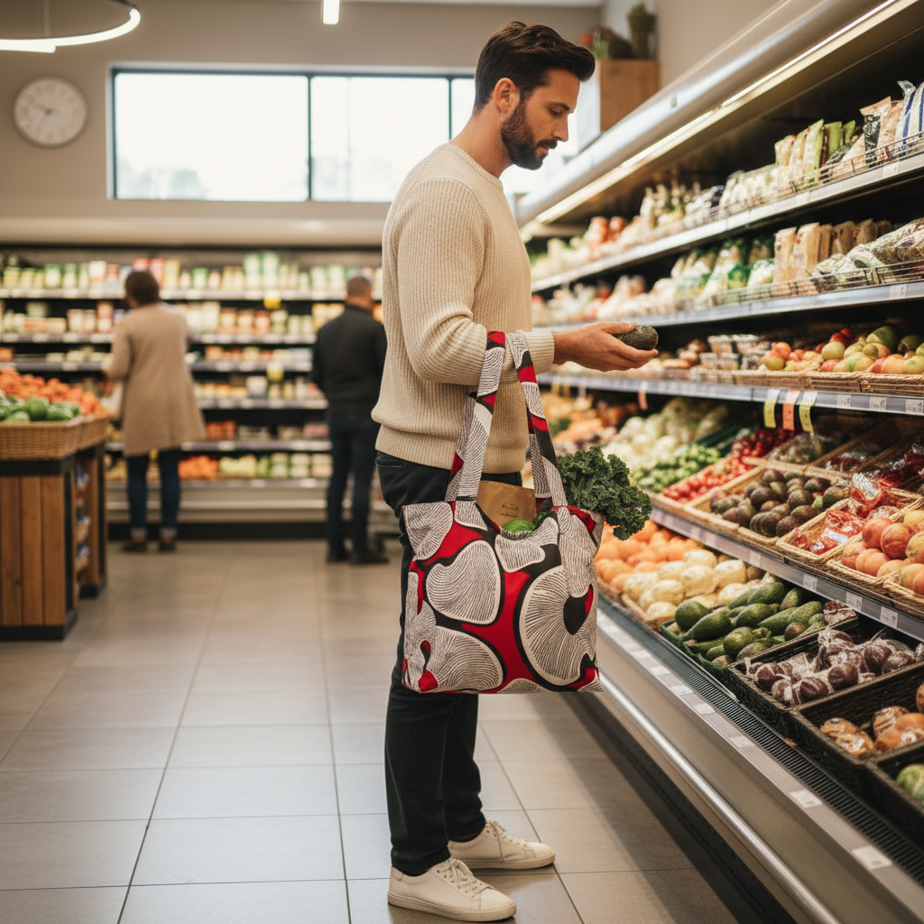 The Lonvinca - Man in Grocery Store Extra Long Handles